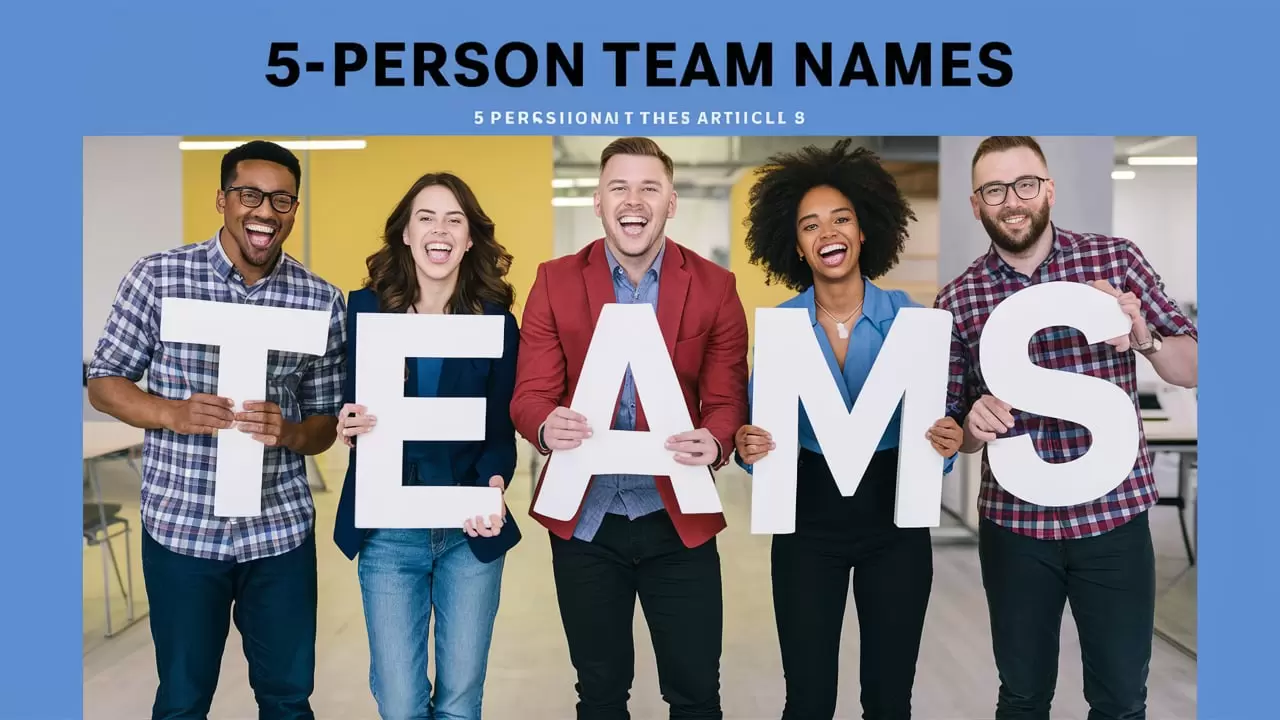 5-Person Team Names