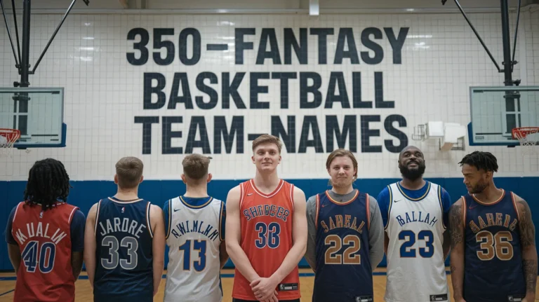 Fantasy Basketball Team Names