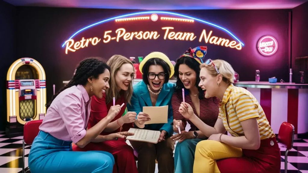 Retro 5-Person Team Names