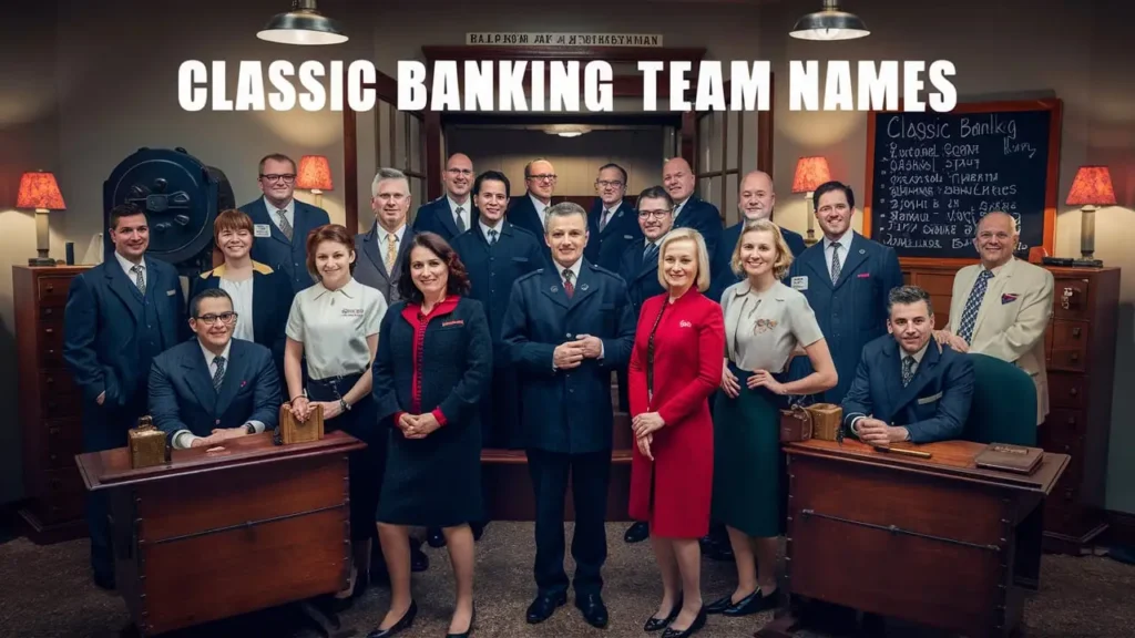  Classic Banking Team Names