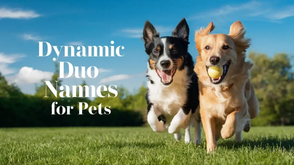 Dynamic Duo Names for Pets