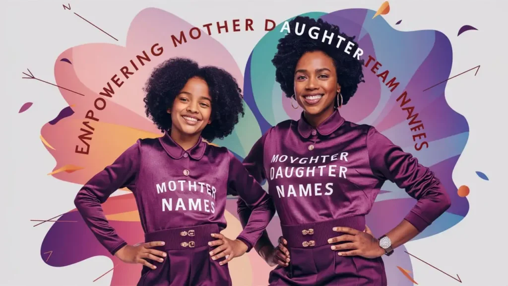 Empowering Mother Daughter Team Names