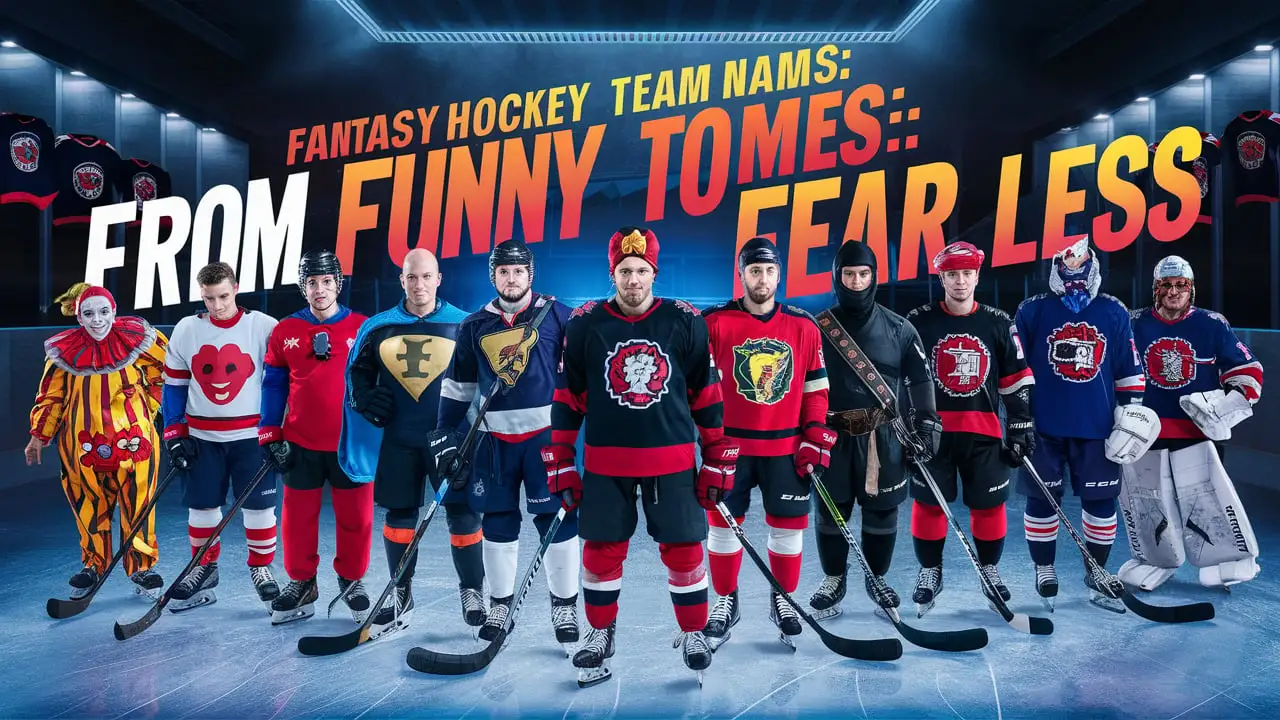 Fantasy Hockey Team Names: From Funny to Fearless