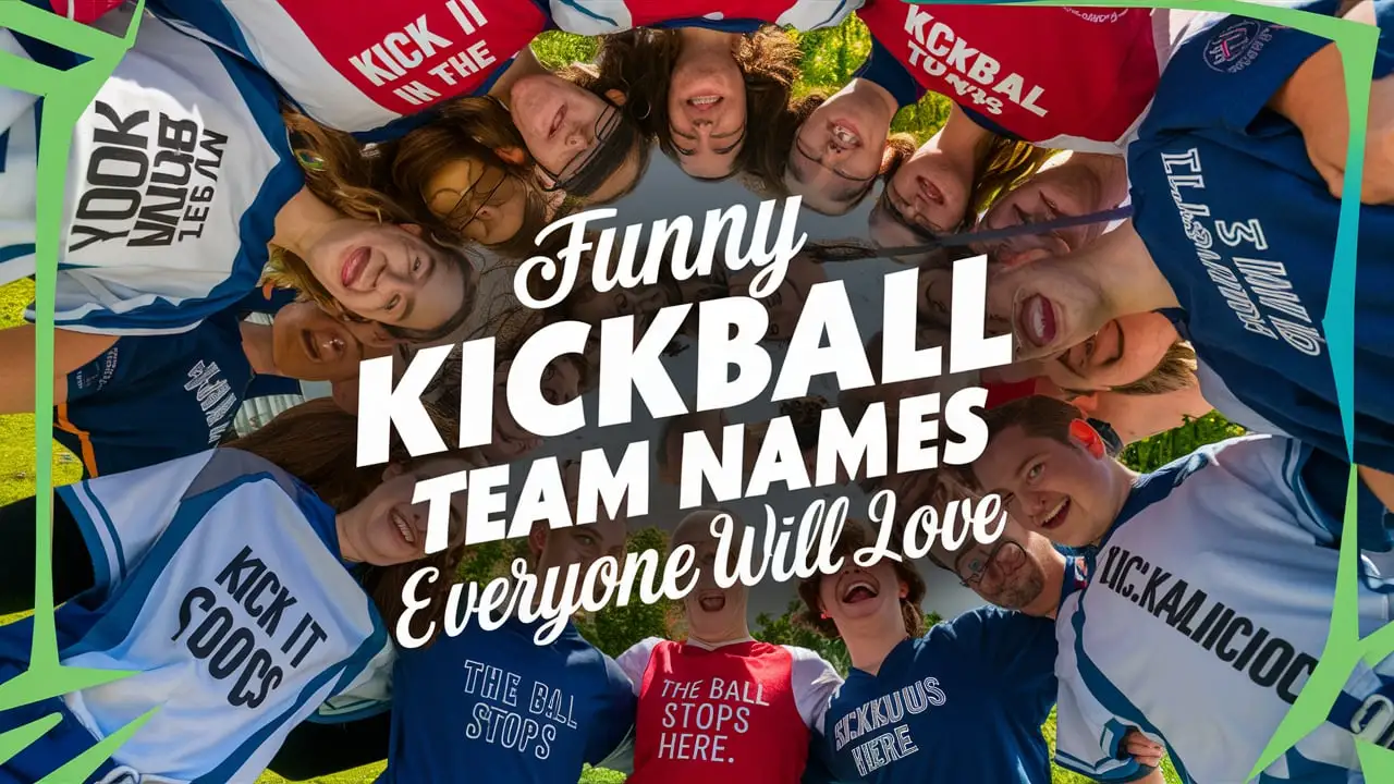 Funny Kickball Team Names Everyone Will Love