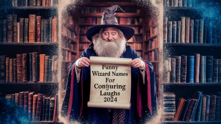 Funny Wizard Names for Conjuring Laughs 2024