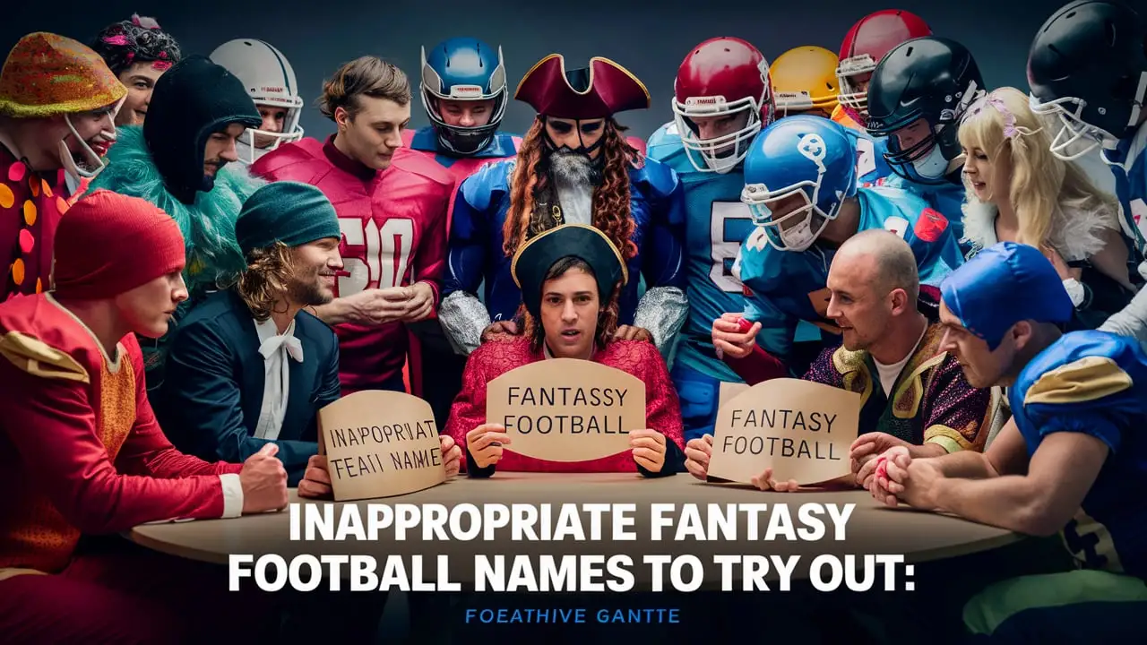 Inappropriate Fantasy Football Team Names to Try Out