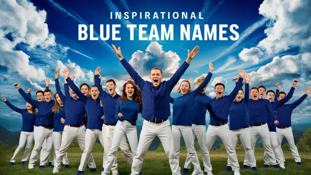 Inspirational Blue Team Names