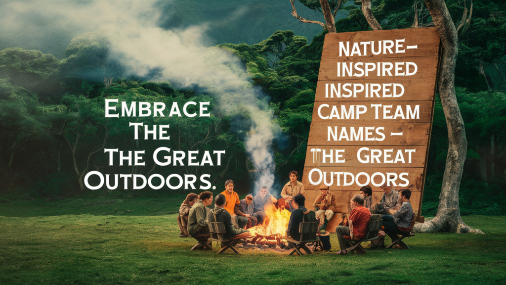 Nature-Inspired Camp Team Names