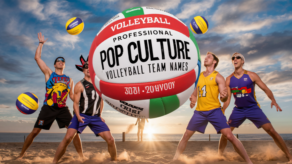 Pop Culture Volleyball Team Names