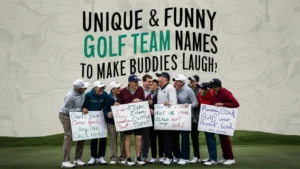 Unique & Funny Golf Team Names to Make Buddies Laugh