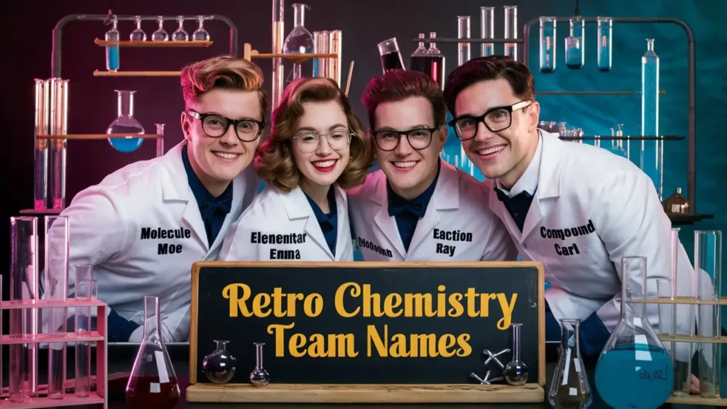 Retro Chemistry Team Names