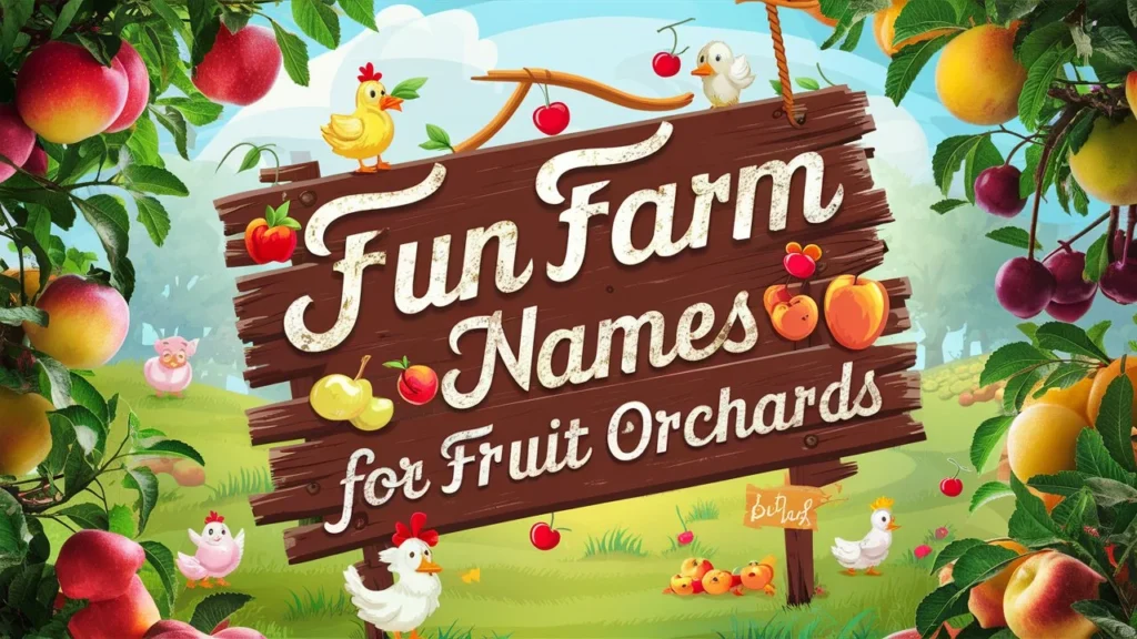 Fun Farm Names for Fruit Orchards