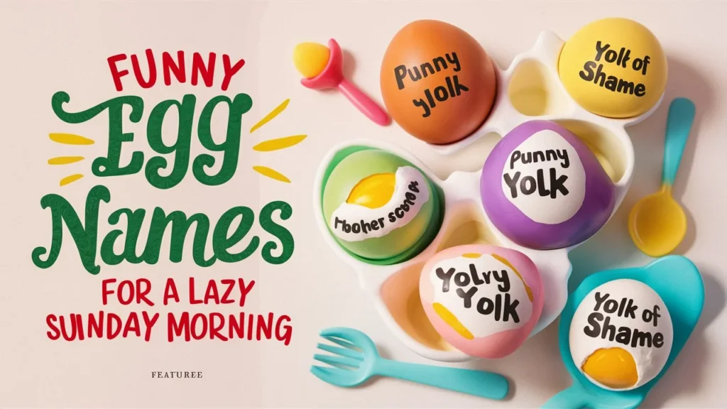 Funny Egg Names for a Lazy Sunday Morning