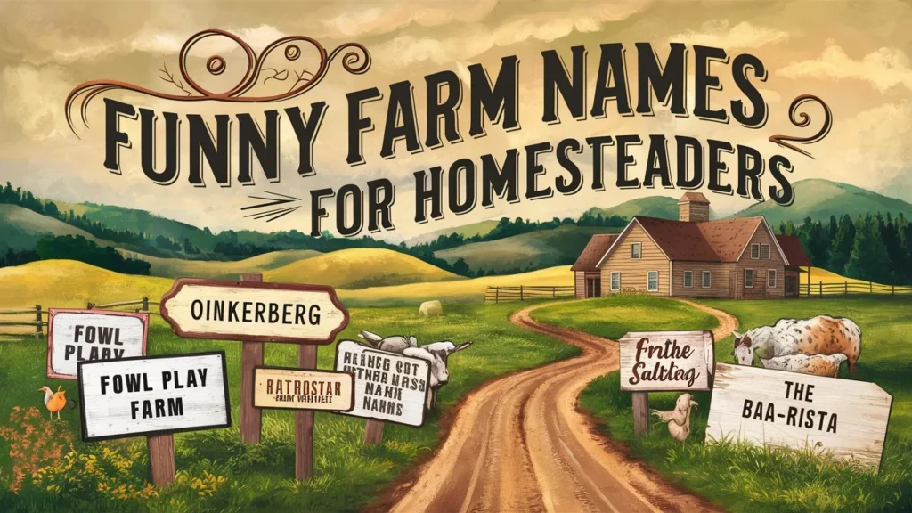 Funny Farm Names for Homesteaders