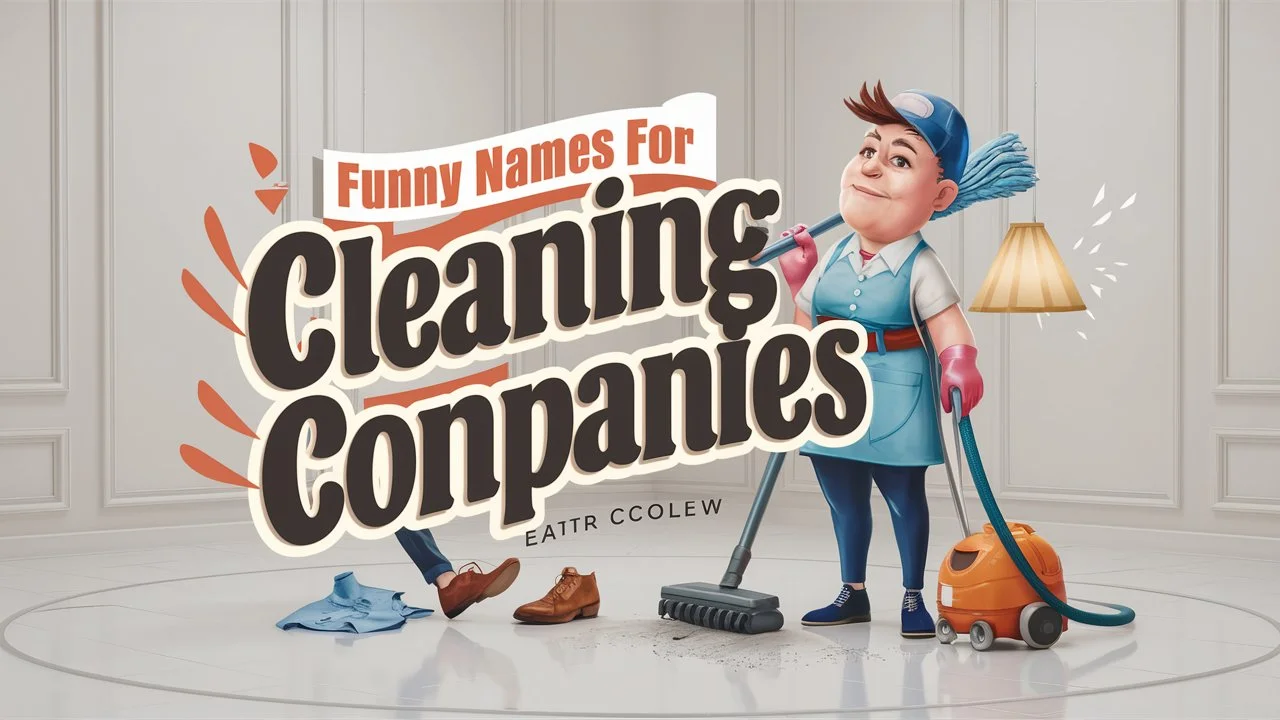 Funny Names For Cleaning Companies