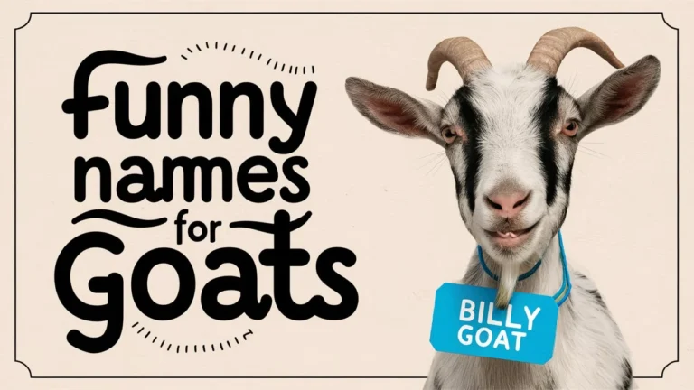 Funny Names For Goats