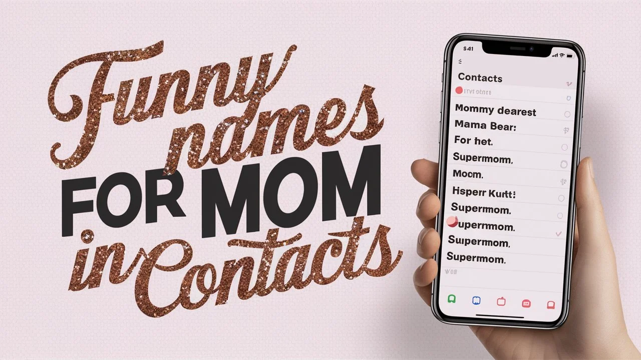 Funny Names for Mom in Contacts