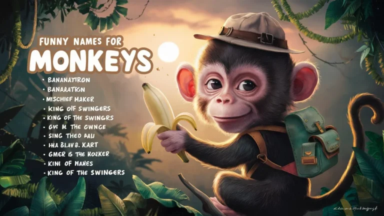 Funny Names for Monkeys: Creative Monkey Name Ideas