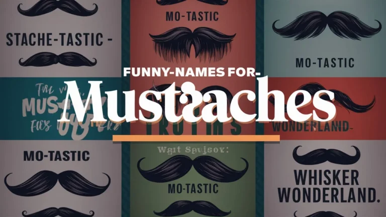 Funny Names for Mustaches