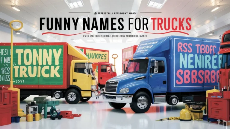 Funny Names for Trucks