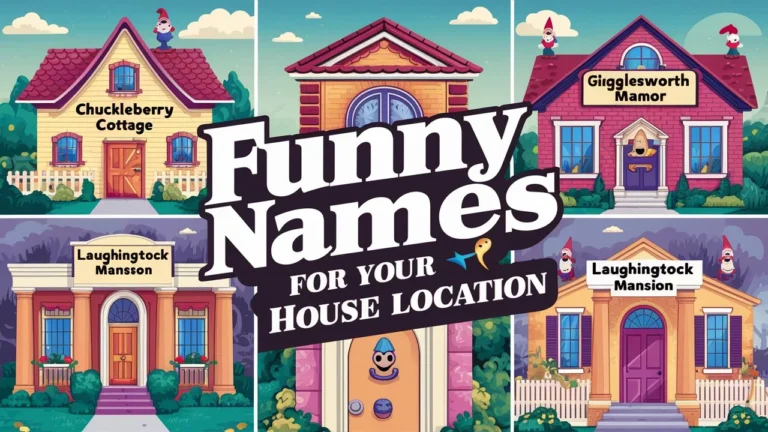 Funny Names for Your House Location