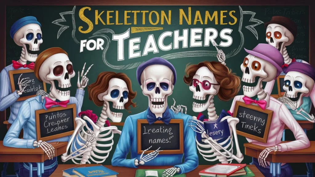 Skeleton Names for Teachers