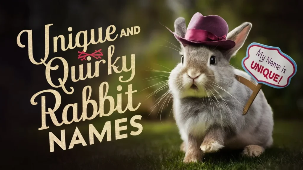 Unique and Quirky Rabbit Names